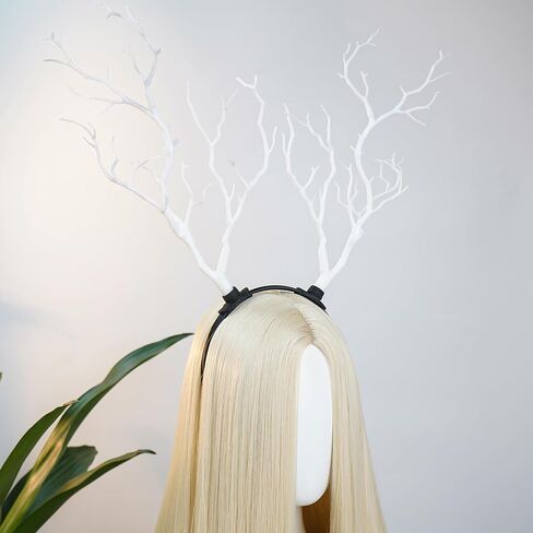 MOSTORY Forest Branch Antler Headpiece - Woodland Antlers Headband for Tree Costume Women Renaissance Accessories Photo Shoot in Saudi Arabia