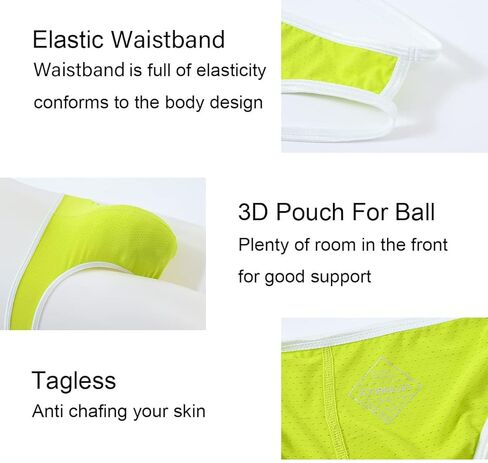 ZONBAILON Men's Sexy Underwear Briefs with Bugle Pouch Low Rise Breathable Soft Briefs in Saudi Arabia
