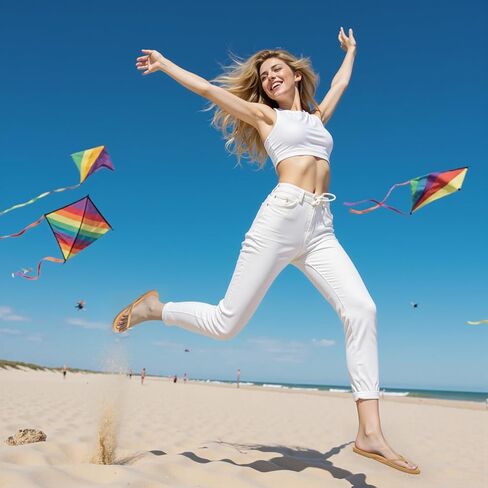 INMINPIN Women's Flip Flops Flat Sandals with Arch Support Ultra Comfort Vegan Leather Thong Sandals with Memory Foam Summer Beach Minimalist Slides in Kuwait