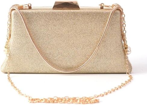 YYW Clutch Purse For Women Evening Bag Wedding Party Glitter Purse Shoulder Handbag in Saudi Arabia