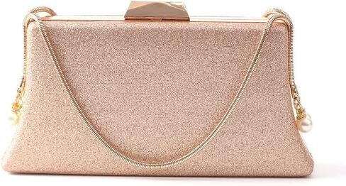 YYW Clutch Purse For Women Evening Bag Wedding Party Glitter Purse Shoulder Handbag in Saudi Arabia