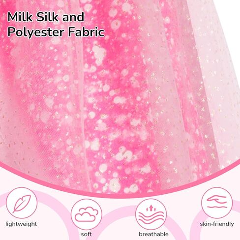 LQSZ Girls Princess Dresses Toddler Tulle Dress مع الأكمام اللطيفة للنفخة لزي أعياد الميلاد ، الصيف ، من 3 إلى 12 عامًا in Kuwait