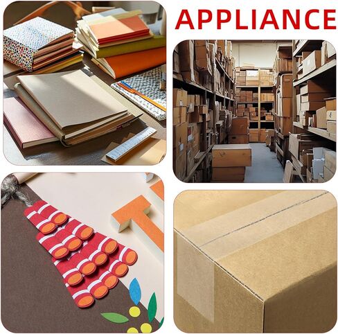 WELSTIK 3 بوصات أساسية، 6 عبوات 2 بوصة × 60 ياردة شريط تغليف شفاف شديد التحمل مع موزع مجاني، صندوق شحن صناعي شريط تعبئة شفاف للحركة والمكتب والمنزل in Kuwait