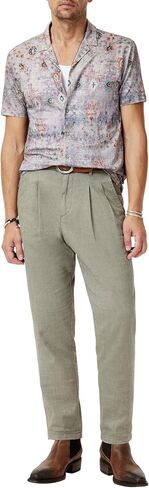 John Varvatos Men's Espino Camp Shirt in Saudi Arabia
