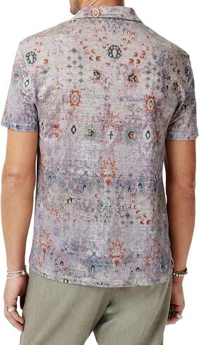 John Varvatos Men's Espino Camp Shirt in Saudi Arabia