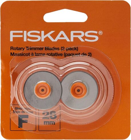 Fiskars - Rotary Trimmer Replacement Blade - 28mm Straight 2/Pkg in Saudi Arabia