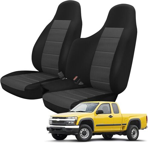 Truck Seat Cover, Compatible with 2004-2012 Chevy Colorado/GMC Canyon Front 60/40 Split Bench Seat Covers with No Armrest in Saudi Arabia