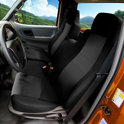 Truck Seat Cover, Compatible with 2004-2012 Chevy Colorado/GMC Canyon Front 60/40 Split Bench Seat Covers with No Armrest in Saudi Arabia