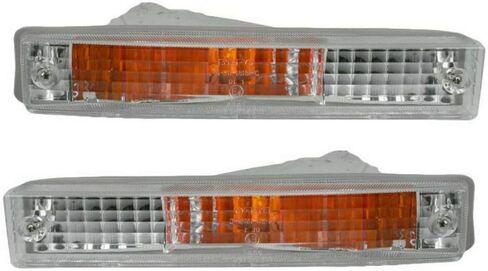 لمجموعة Honda Civic Signal Light Assembly 1990-1991 سائق الزوج وجانب الركاب هاتشباك/سيدان لـ HO2530108 + HO2531108 in Kuwait