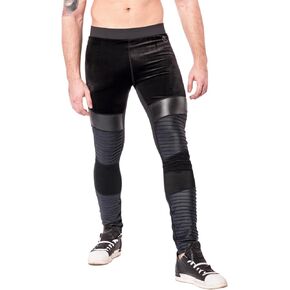 Kapow Meggings Supreme Range - سروال ضيق ضاغط للملابس الرياضية الفاخرة للرجال، ملابس رياضية عصرية لليوجا وصالة الألعاب الرياضية مع جيوب