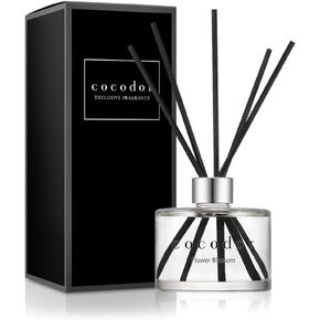 COCODOR Signature Reed Diffuser/Flower Blossom/6.7oz(200ml)/1 Pack/Reed Diffuser, Reed Diffuser Set, Oil Diffuser & Reed Diffuser Sticks, Home Decor & Office Decor, Fragrance and Gifts