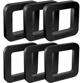 BougeRV 6 Pack 2 Inch Hitch Receiver Silencer Pad Reduce Rattle and Noise Between Receivers and Tow Hitches, Multiple Size Combination, Fits Any 2 Inch Trailer Hitch Receiver