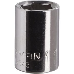 مقبس ضحلة من CRAFTSMAN، متري، محرك 3/8 بوصة، 11 ملم، 6 نقاط (CMMT43543) in Kuwait