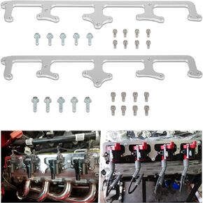 Truck Side Bolt Ignition Coil Brackets Installation Valve Cover Fits for 551531 5.3L LS LSX D585 Swap Heat Sink LY2 LY5 LY6 LC8 LC9 L92 L92 L98 L96 LMG LM7 LM4 LR4 LQ4 LQ9 LQ9 L59 LH6 L33 L76