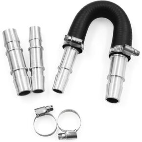 Pro Engine Heater Core Bypass Kit 5/8" End and 3/4" End Hose with aluminum fittings Compatible with Most Common Heater Hoses