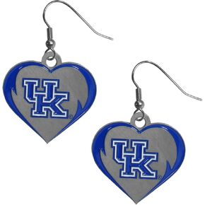 أقراط متدلية على شكل قلب من Siskiyou Sports NCAA Kentucky Wildcats، ألوان الفريق، مقاس واحد in Kuwait