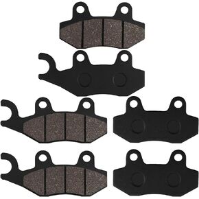 Brake Pads Front & Rear Compatible with CAN AM Commander 800/800R Commander 1000/1000XT DPS/STD/LTD/XT-P 2011 2012 2013 2014 2015