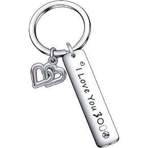 Boyfriend Gift Comic Movie Gift Daughter Keychain father Gift Dad Keychain I Love You 3000 Jewelry for Dad Gift Daughter Gift Sister Gift Mom Gift (I Love You 3000 Keyring)