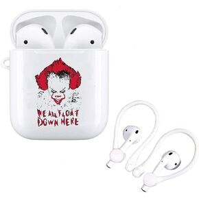 I Love Derry Earphone Protective case Cover,Stephen King's It Case Protective Cover Skin - Black Premium Hard Shell Accessories Compatible with Apple Earphone Protective case (Black-3)