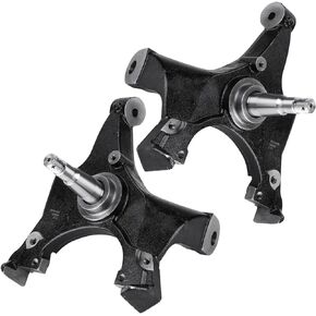 2" Front Lowering Drop Spindles Drop Kit RWD for Chevy C1500 2WD with 1.00" Thick Brake Rotors (NOT Fit with 1.25") 1988 1989 1990 1991