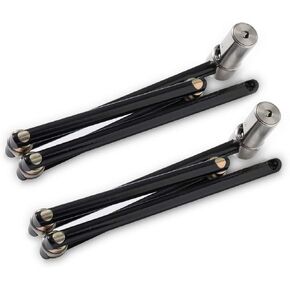 Altor Double APEX - أقفال دراجة قابلة للطي - 2 قفل دراجة و8 مفاتيح (مرتبطة على حد سواء) مع حاملين in Kuwait