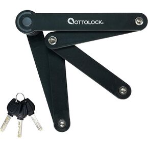 OTTOLOCK Sidekick Folding Lock | Extra Tough Folding Lock for Electric Bikes and Scooters | Versatile Bike Lock