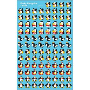 TREND ENTERPRISES, INC. Perky Penguins superShapes Stickers, 800 ct