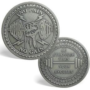 Inspirational Gifts Never Give Up Encouragement Challenge Coins Motivational Gifts for Women Men Incentive Awards for Family Friends Students Team Members
