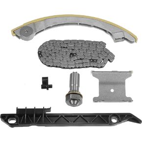 X AUTOHAUX Engine Timing Chain Kit with Chain Guide Tensioner for Chevy Cavalier Cobalt Equinox HHR Malibu 2.0L 2.2L 2.4L 2002-2005 No.12608580