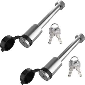 Torin ATRHCL004B Straight Trailer Tongue Coupler for 2-Inch Channel and 2-Inch Hitch Ball, Durable Finish, 3,500 lbs Capacity