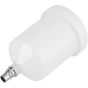 Sata الطلاء كوب كوب بلاستك الهواء الجاذبية الطلاء وعاء الموضوع موصل لأداة بندقية رش سعة 600 مللي in Kuwait