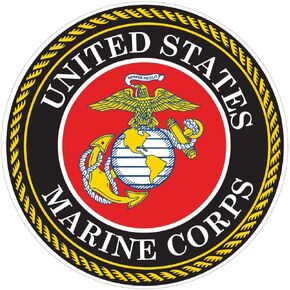 U.S. Marine Corps Eagle Globe and Anchor 12" Prism Decal