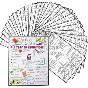 قم بتلوين ملصقات All About My School Year الخاصة بك – 30 قطعة in Kuwait