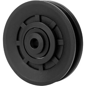 Luwint 3.5" Bearing Pulley Wheel, Fitness Pulleys Replacement for Home Gym Parts