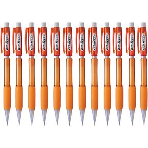 Pentel Cometz Automatic Pencil, 0.9mm, Orange Barrel, Box of 12 (AX119F)