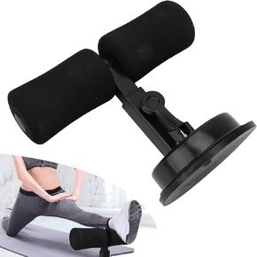 Yinhing Sit Up Bar for Floor, Abdominal Muscle Exercise, Portable Body Shaping Sit‑Up Tool, Sit Up Training Device, Adjustable Sit Up Equipment with Sit-Up Foot Holder(Black)