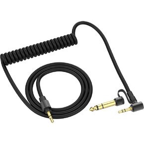 Sqrmekoko Replacement Extension Aux Auxiliary Audio Cord Cable Wire for Beats by Dr Dre Pro/Detox Edition Headphones(Black)