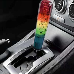 Gear Shift Knob Car Speed Gear Stick Shift Knobs Crystal Shift Lever Knob with 3 Adapter Auto Knob for Most Car Vehicles (10CM/3.9 inch)