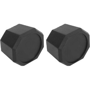 Alomejor 2pcs Tennis Racket Butt Cap Silicone End Cover Repair Racket Back Cover for Tennis and Racquetball Racket