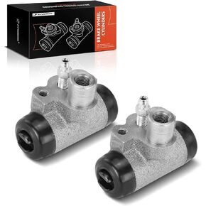 A-Premium Rear Drum Brake Wheel Cylinder Compatible with Nissan Models - Versa 2009-2010 1.6L, Versa 2011, Without ABS, 2-PC Set - Replace# 44100ED300