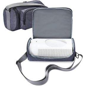 Case for Sonos Move/Move 2 Smart Speaker,Travel Bag Carrying Cover for Sonos Move/Move 2 Charging Base,Cable,Accessories(Black)