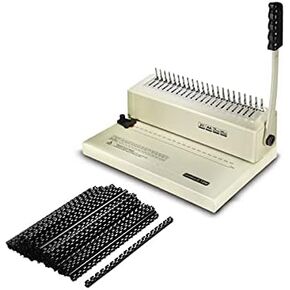 PPE S12 Coil Binding Machine Spiral Coil Binding Machine Manual Round Hole Punch 4 to 1 Pitch 12 Sheet Punch Capacity