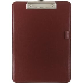 Trade Quest Clipboard Faux Leather Single (Chestnut Brown)