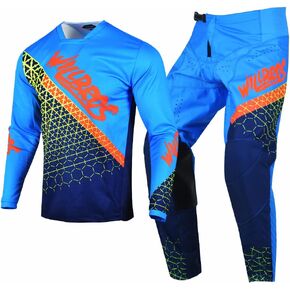 Motocross Jersey Pants Combo Mens Women Dirt Bike MX Gear Set Offroad Riding Adult Racewear