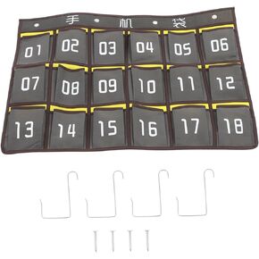 1 Set Cell Phone Storage Bag Teaching Pocket Chart Small Classroom Pocket Cell Phones Storage Pocket Wall Phone Pocket Organizer Pouch Wall Mounted Organizer Classroom Supply