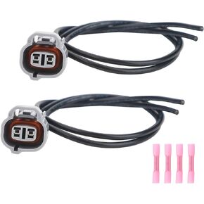 Side Marker Light Pigtail Connector Harness Compatible with Toyota Lexus Scion Replace# 9098011156 90980-11156 (2Pcs)