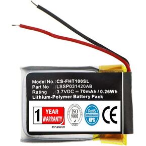 XSP Replacement Battery for Fitbit Charge HR PN LSSP031420AB