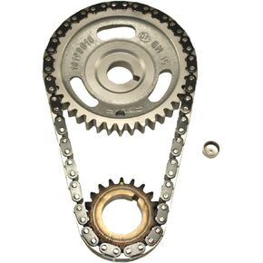 Cloyes C-3019MS Timing Set Tensioner Elimination Kit Incl. Cam Sprocket/Crank Sprocket/Timing Chain/Oil Galley Plug Timing Set