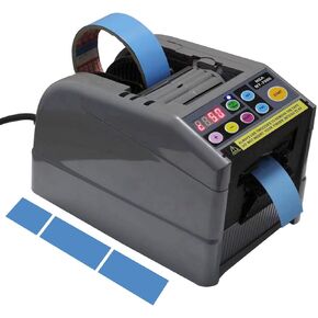 RT-7000 Automatic Sticky Tape Dispenser Loop Mode to Set Up 6 Different Tape Length and Memory Cutting in Circle/Cutting with Light Trace/Nallow Tapes Good Cutting Effiency Too