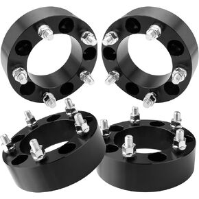 فواصل عجلات 5x5.5، لـ 1994-2001 Dodge Ram 1500 و1980-1996 Ford F-150، 4 قطع 2 بوصة 5x139.7 فاصل عجلة لـ 1992-2006 E-150 1960-1985 CJ2 CJ3 CJ7 CJ5 CJ6، 5 عروة مع 1 /2-20 ترصيع 108 مركز in Kuwait